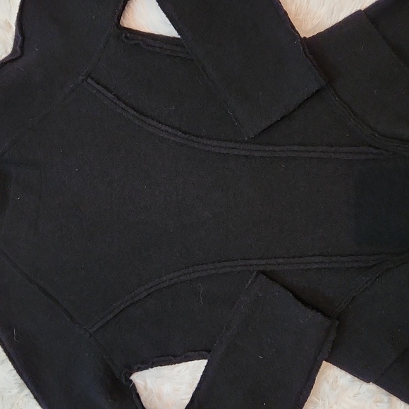 ALL Saints 100% wool Sancia jacket in black - Picture 8 of 13